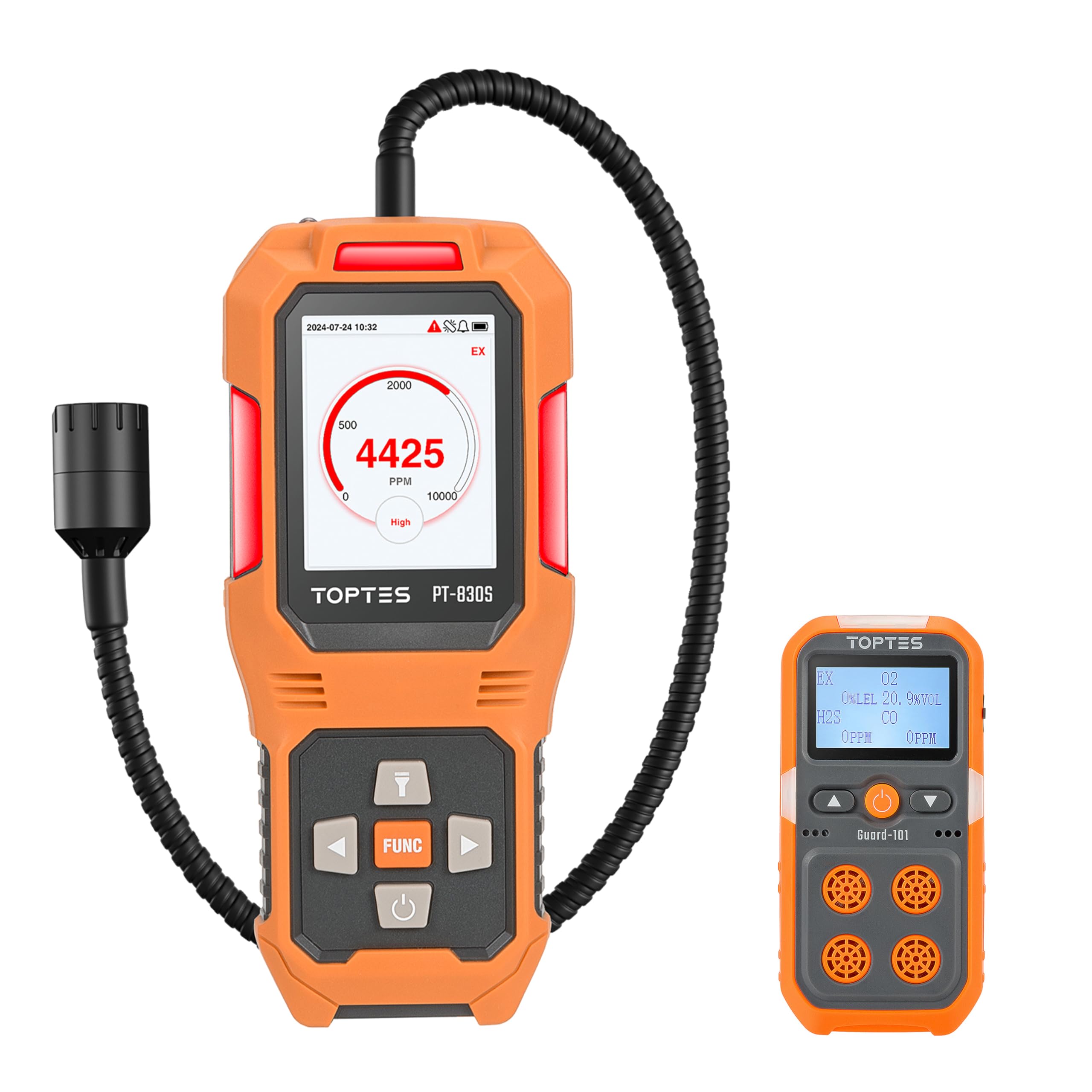 PT-830S Rechargeable Gas Detector for Methane, Propane, and